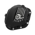 Afe Power PRO SERIES DANA 60 FRONT DIFFERENTIAL COVER BLACK W/ MACHINED FINS 46-71100B